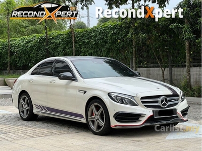 Used 2014/2020 Mercedes-Benz C200 2.0 AMG Premium Plus Sedan Fully Loaded Panoramic Red Leather Burmester - Cars for sale