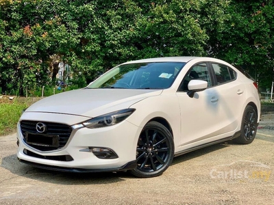 Used 2018 Mazda 3 2.0 SKYACTIV-G High Sedan - FULL LEATHER POWER SEAT / REVERSE CAMERA / PADDLE SHIFT / 1 OWNER / NO ACCIDENT / NO BANJIR / WARRANTY - Cars for sale
