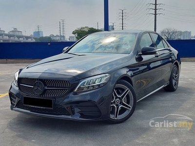 Used 2020 Mercedes-Benz C200 2.0 AMG Line Coupe FULL SERVICE RECORD LOW MILEAGE 19K KM ONLY CONDITION LIKE NEW CAR 1 CAREFUL OWNER CLEAN INTERIOR - Cars for sale