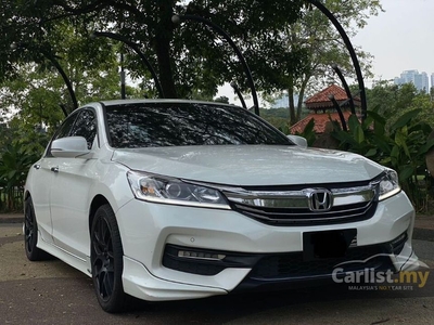 Used Honda Accord 2.0 i-VTEC VTi-L Facelift 62KMileage Full Service Record Electric Power Leather Seat Side View Camera Racing Sport Rim Warranty Dec 2024 - Cars for sale