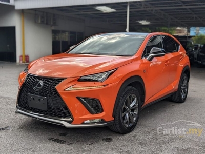 Recon 2019 Lexus NX300 2.0 F Sport SUV Unregistered Japan CBU, Limited Cadmium Orange, Panroof, 360 Cam, Rear Power Seat, 3 Eye LED, Power Boot - Cars for sale