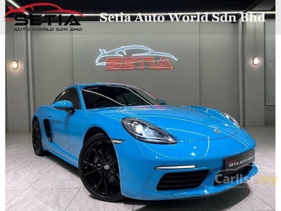 Used 2016/2019 Porsche 718 2.0 Cayman Coupe Local - MIAMI BLUE - TECHART SPORT EXHAUST SYSTEM - Cars for sale