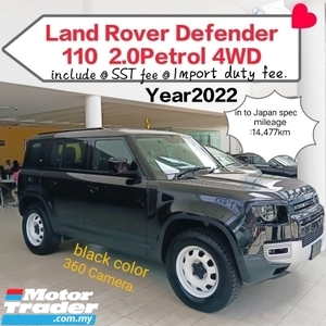 2022 LAND ROVER Defender 110 2.0Petrol 4WD Year2022 Unregistered.