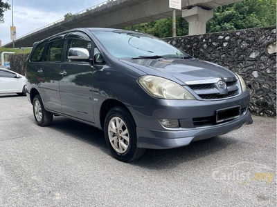 Used 2006 Toyota Innova 2.0 G (A) MPV 1 Careful Owner Guarantee Tiptop Condition In Town Cash Only - Cars for sale
