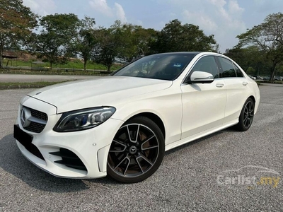 Used 2019 Mercedes-Benz C300 2.0 AMG Line (A) Full Service Record 30K Mileage & Extended Warranty Mercedes Benz Till 2024 Burmester Sound System C200 W205 - Cars for sale