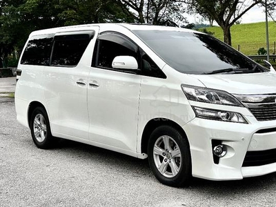 Toyota VELLFIRE 2.4 Z FACELIFT (A) Full Loan