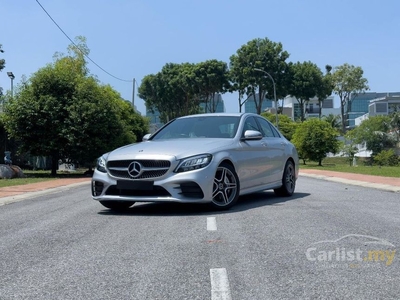 Recon (NEW YEAR SALES 2O24) (MONTHLY RM 2,XXX ONLY) 2019 Mercedes Benz C300 2.0 AMG Line - Cars for sale