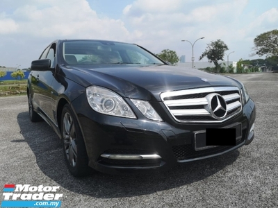 2012 MERCEDES-BENZ E-CLASS 1.8 (A) PANORAMIC ROOF & POWER BOOT 1 DATO OWNER