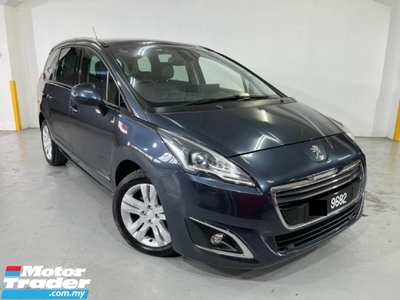2015 PEUGEOT 5008 1.6 THP AT PANORAMIC ROOF LEATHER SEAT TIPTOP