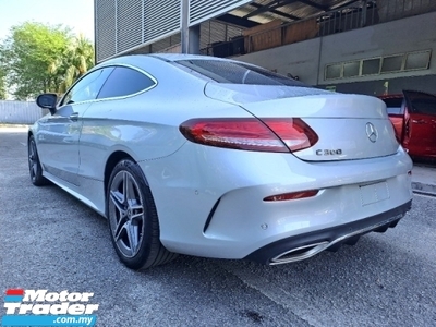 2020 MERCEDES-BENZ C-CLASS C300 2.0 AMG Line Coupe 2020 YEAR UNREGISTER. BURMESTER SOUND SYSTEM. 360 SURROUNDER CAMERA.AMBIENT.
