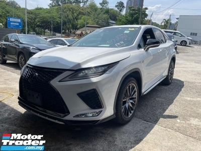 2021 LEXUS RX300 2.0 F SPORT 360 SURROUND CAMERA HUD BSM POWER BOOT 2 ELECTRIC MEMORY LEATHER BUCKET SEATS 3 LED