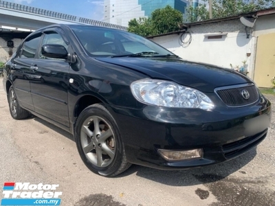 2002 TOYOTA ALTIS G SPEC 1.8 AUTO / BACK DISC BRAKE / CONDITION TIPTOP WELCOME TO VIEW AND TEST DRIVE