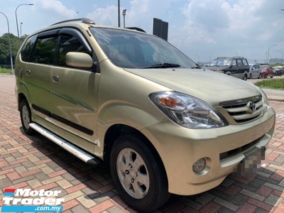 2005 TOYOTA AVANZA 1.3 AUTO ONE OWNER TIPTOP CONDITION BLACKLIST CAN LOAN (T&C) WELCOME TO VIEW AND TEST DRIVE