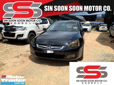 2006 HONDA ACCORD 2.0L VTi PREMIUM Sedan(AUTO) ONLY 1 UNCLE Owner, 153KM with FULL HONDA SERVICE RECORD & BOOKLET, TIP