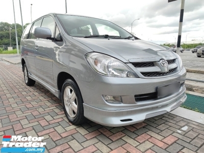 2007 TOYOTA INNOVA 2.0 AUTO 8 SEATHER MPV LEATHER SEAT CONDITION TIPTOP LOAN KEDAI DEPOSIT RM2888 WELCOME CASH BUYER