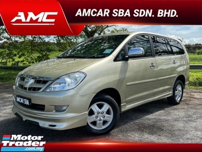2007 TOYOTA INNOVA 2.0 G FAMILY CAR 1 OWNER YEAR END SALES