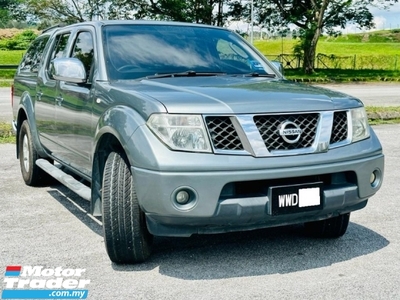 2011 NISSAN NAVARA 2.5 AUTO DIESEL 4 WHEEL DRIVE, FULL LEATHER SEAT, FULL CANOPY, TIP TOP CONDITION.-2011 YEAR