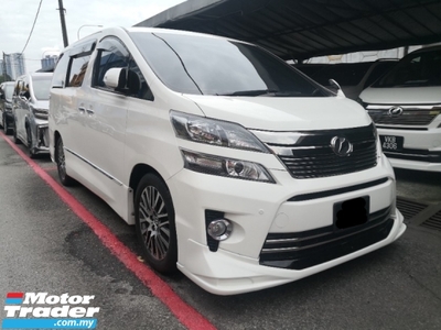 2011 TOYOTA VELLFIRE 2.4 Z PLATINUM GOLD with Electric Memory Seat YEAR MADE 2011 Bodykit (( FREE 2 YRS WARRANTY ))