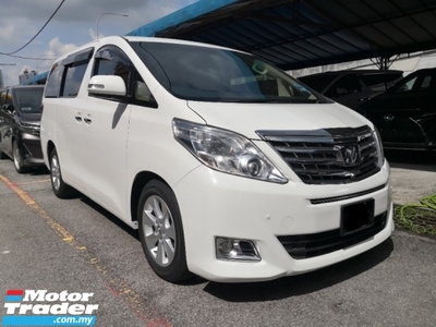2012 TOYOTA ALPHARD 3.5 GL Pilot Seat TRUE YEAR MADE 2012 New Facelift Fully Loaded Theater Sunroof 2 YRS WARRANTY