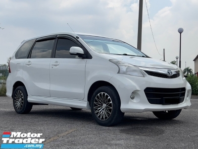 2012 TOYOTA AVANZA 1.5 S NO PROCESSING FEE ON THE ROAD PRICE !