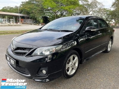 2012 TOYOTA COROLLA ALTIS 2.0 V FACELIFT (A) 1 Lady Owner Only Paddle Shift
