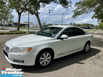 2012 VOLVO S80 T5 EXCLUSIVE (A) ALL ORIGINAL ONE CAREFUL OWNER
