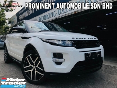 2013 LAND ROVER RANGE ROVER EVOQUE WTY 2023 2013,CRYSTAL WHITE IN COLOUR,PUSH START,PANORAMIC ROOF,ONE OF DATIN OWNER