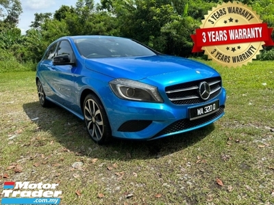 2013 MERCEDES-BENZ A-CLASS A200 1.6 TURBO AUTO SPORTY HATCHBACK COUPE