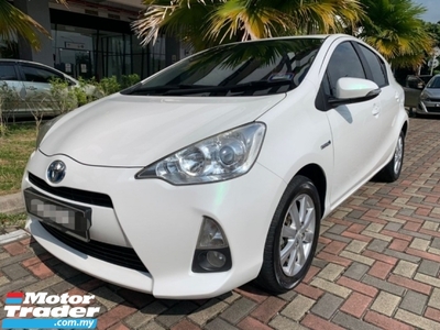 2013 TOYOTA PRIUS C 1.5 AUTO FULL SERVICE RECORD TOYOTA JUST BUY AND DRIVE HIGH LOAN FREE 1 YEAR WARRANTY (T&C)