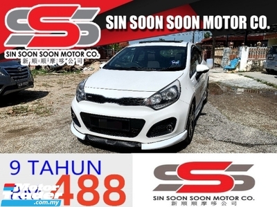 2014 KIA RIO 1.4 UB PREMIUM SUNROOF Hatchback (AUTO)ONLY 1 LADY Owner, 70KM with FULL KIA SERVICE RECORD & BOOKLE