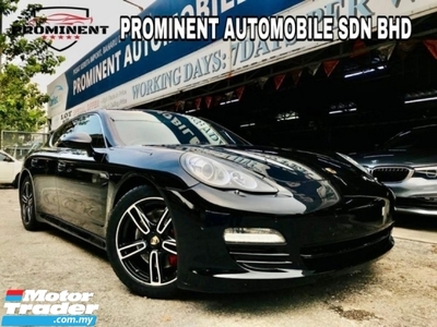 2014 PORSCHE PANAMERA 4.8 4S NW FL WTY 2023 2014,CRYSTAL BLACK IN COLOR, LEATHER SEAT,POWER BOOT,SUN ROOF, 1DATO OWNER