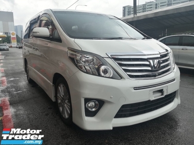 2014 TOYOTA ALPHARD 2.4 SC Pilot FULLY LOADED Home Theater Sunroof 360 Cams Full Leather (( FREE 2 YRS WARRANTY ))
