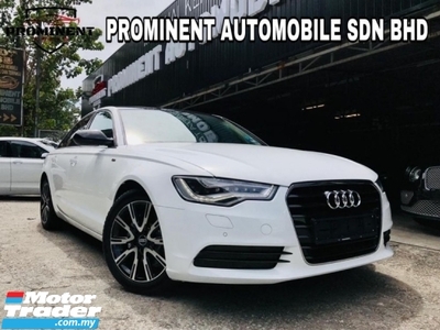 2015 AUDI A6 NEW FACELIFT NO HYBRID WTY 2023 2015, CRYSTAL WHITE FULL LEATHER SEATS,DVD PLAYER, 1 DATO OWNER