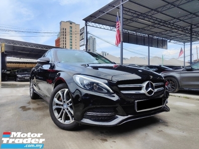 2015 MERCEDES-BENZ C-CLASS C200 2.0 NO PROCESSING FEE OTR PRICE 1 OWNER ONLY