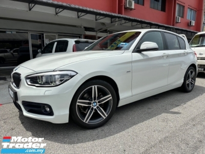 2016 BMW 1 SERIES 118I 1.5 (A) Sport Line 1 Owner 2 Years Warranty