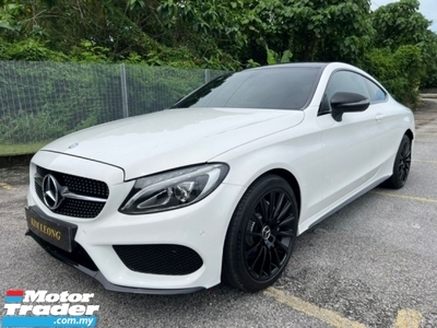 2016 MERCEDES-BENZ C-CLASS C200 2.0 AMG COUPE/FULL LEATHER/PUSH START/AMG BOD