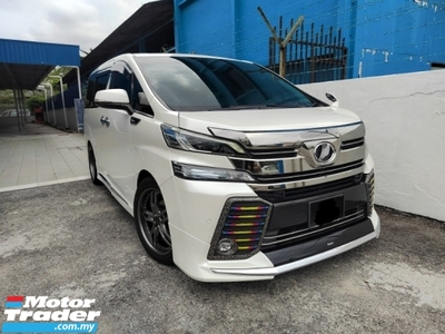 2016 TOYOTA VELLFIRE 2.5L ZG* Excellent Condition* Warranty Until Year 2024' Alphard Estima* Just Buy And Use*