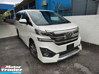 2016 TOYOTA VELLFIRE 3.5L VL Full Spc. 1-Year Warranty. Accident Free. Just Buy and Use. No Repair Needed. Alphard Estima