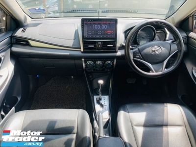 2016 TOYOTA VIOS 1.5 G AUTO,FULL LEATHER SEAT,SMART KEYLESS ENTRY,PROJECTED HALOGEN,MID,MULTI-FUCTION STEERING,2016