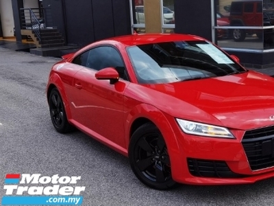 2017 AUDI TT RED COLOR / 2017 08644 2017 AUDI TT 1.8 A TFSI JAPAN SPEC UNREG