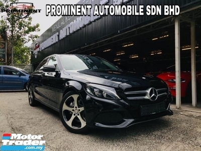 2017 MERCEDES-BENZ C-CLASS C200 AMG WTY 2023 2017,CRYSTAL BLACK IN COLOUR,FULL LEATHER SEATS,REVERSE CAMERA,ONE OF DATIN OWNER