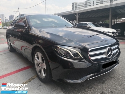 2017 MERCEDES-BENZ E-CLASS E200 W213 Avantgarde YEAR MADE 2017 Mil 54k km Full Service Cycle Carriage ((( 2 Yrs Warranty )))
