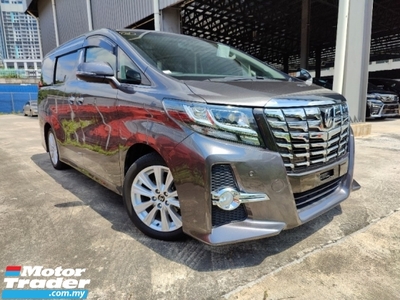 2017 TOYOTA ALPHARD 2.5 SA GREY COLOR CNY CHEAPEST OFFER GRAB FAST