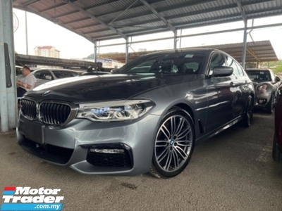 2018 BMW 5 SERIES 523i 2.0 M Sport Japan Spec 360 Surround Camera Power Boot Head Up Display Nappa Leather Memory Seat