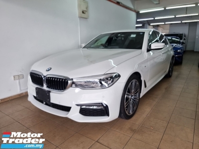 2018 BMW 5 SERIES 523i 2.0 M SPORTS JAPAN HIGH SPECS GRADE 4.5 SURROUND CAMERA POWER BOOT MEMORY SEATS UNREGISTERED