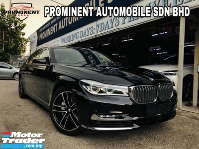 2018 BMW 7 SERIES 740LE WTY 2025 2018, CRYSTAL BLACK IN COLOUR,PANAROMIC ROOF,REAR ENTERTAINMENT,POWER BOOT, 1 VIP