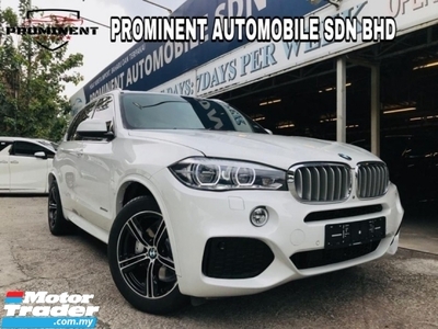 2018 BMW X5 2.0 M-SPORT WTY 2023 2018,CRYSTAL WHITE IN COLOUR,REVERSE CAMERA,PANAROMIC ROOF,ONE OF DATIN OWNER