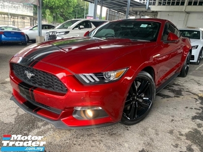 2018 FORD MUSTANG 2.3 Ecoboost Coupe UNREG Ruby Red Racing Stripe