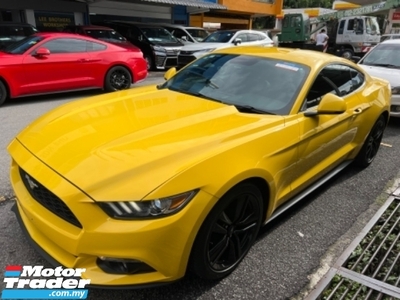 2018 FORD MUSTANG 2.3 ECOBOOST EcoBoost 3 Years Warranty Yellow BEE