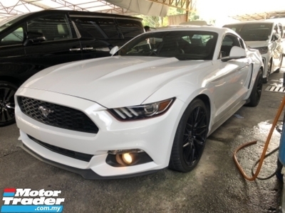 2018 FORD MUSTANG Unreg Ford Mustang GT Coupe 2.3 Turbo Camera Paddle Shift ECOBOOST Turbocharged Engine Push Start